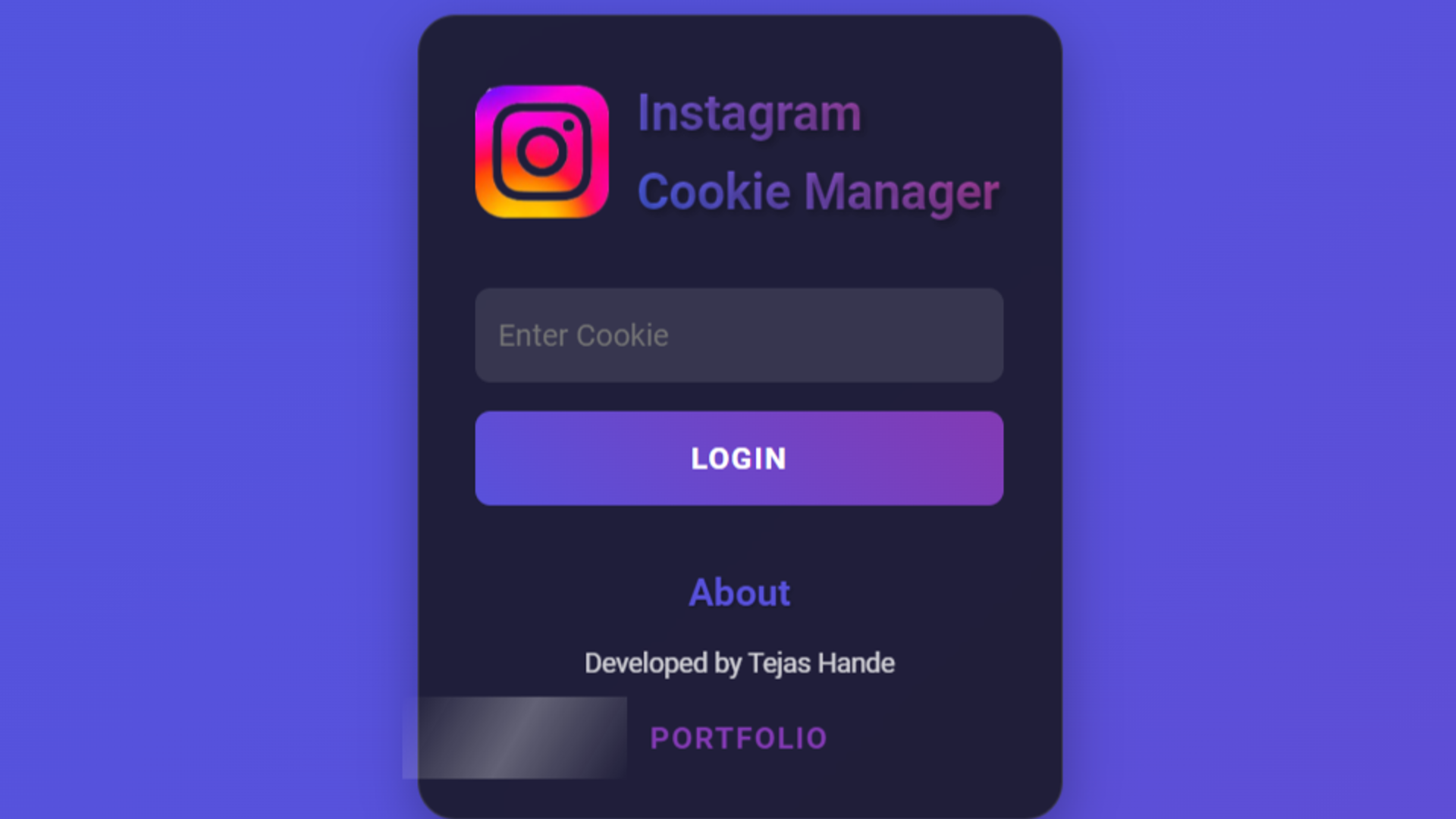 Chrome Extension for Instagram Login